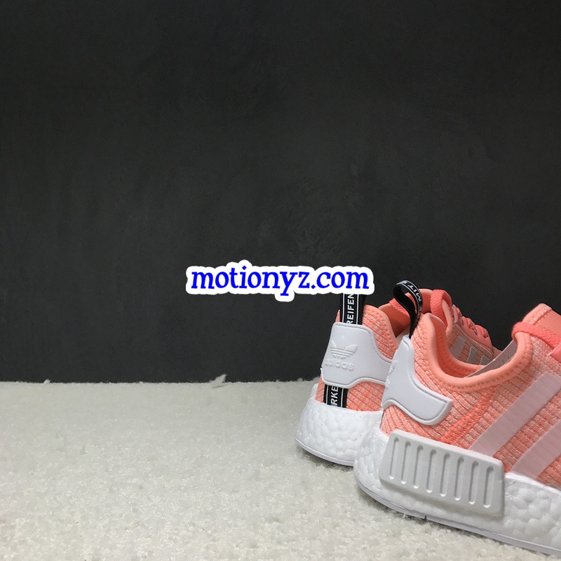 Real Boost Adidas NMD R1 Orange Pink